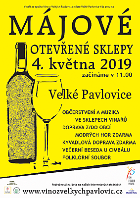Májové otevřené sklepy 2019