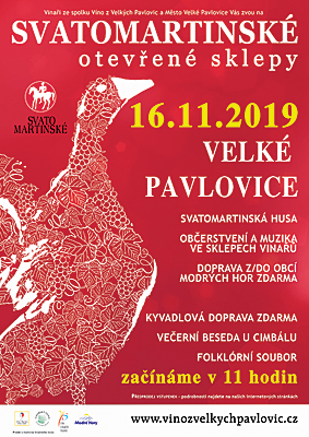 Svatomartinské otevřené sklepy 2019