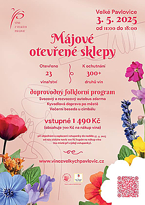 Májové otevřené sklepy 2025